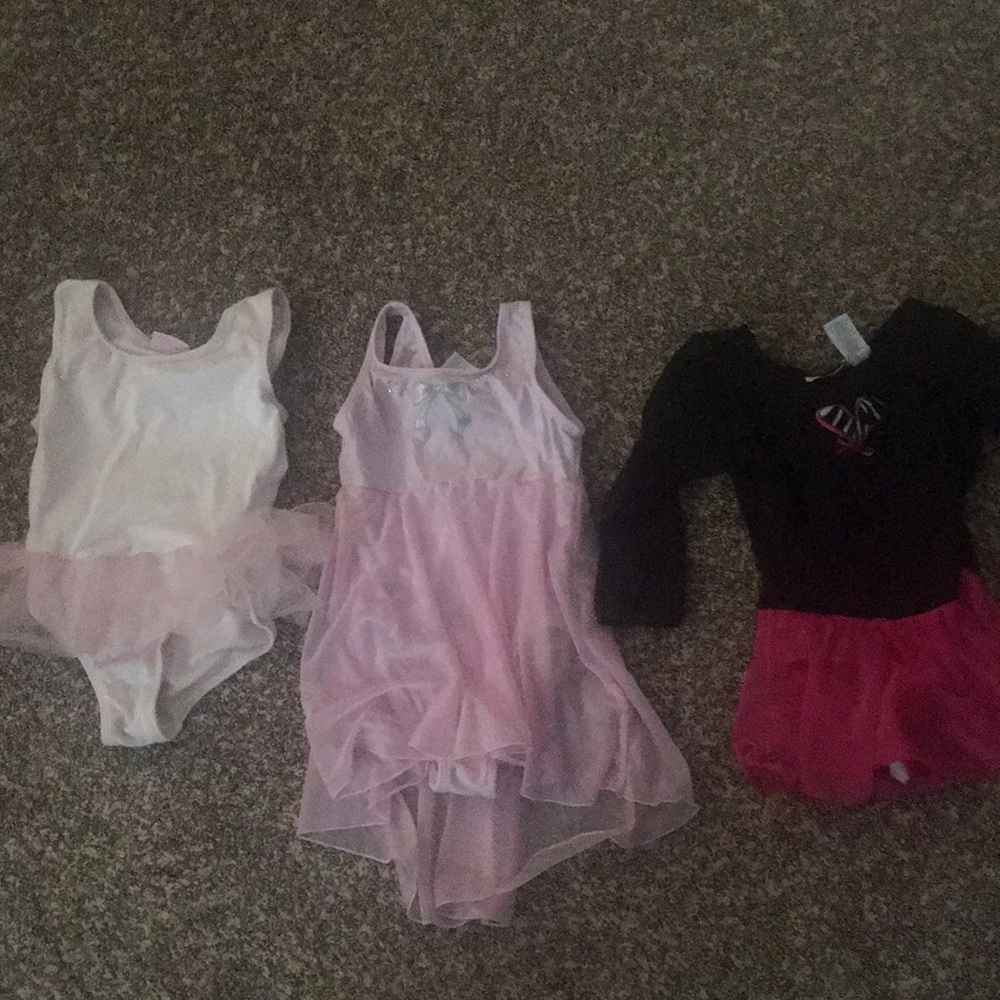 Bundle of 3 dance leotards.